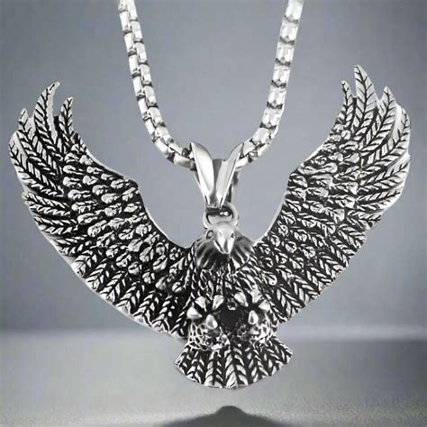 Buy Now Premium SS Pendant/ Necklace - EAGLE CATCH - Alloy Eagle ...