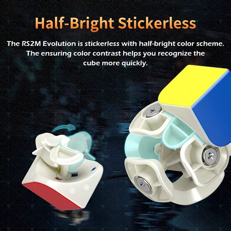 Buy CuberShop Moyu RS2M 2022 Evolution 2x2 Magnetic Speed Cube, RS2M ...