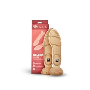 19 INSOLES Bellies Insoles Memory Foam Full Length | Beige And Black ...