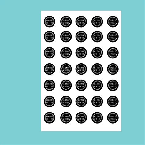 Homemade Stickers Packing Labels Thank You Stickers Chocolate Box Wate ...