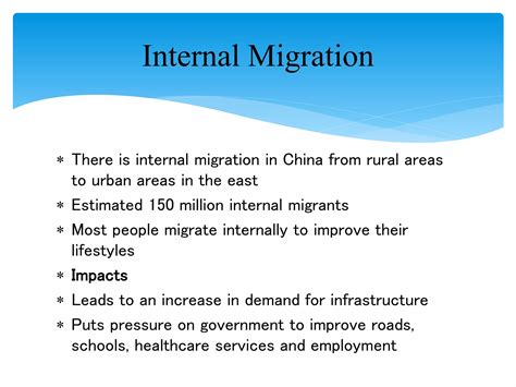 Population distribution in China 1 | PPTX - migration of rural people to urban areas