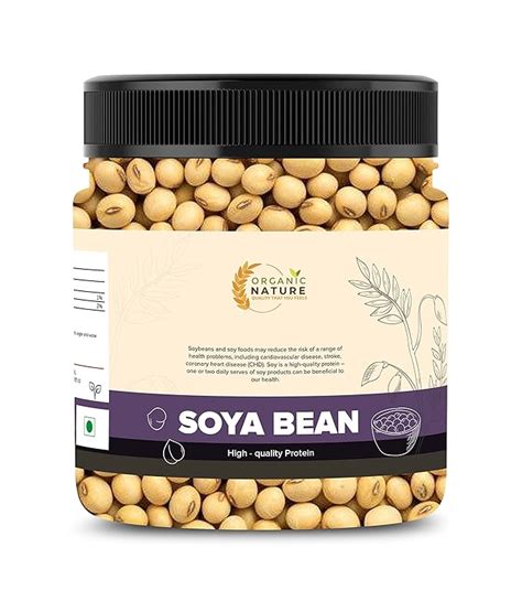 Organic Nature Soya Bean Seeds | Soyabean Dana | Protein & Natural 250 ...