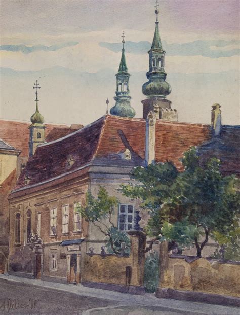 Lot - ADOLF HITLER ORIGINAL WATERCOLOR PAINTING