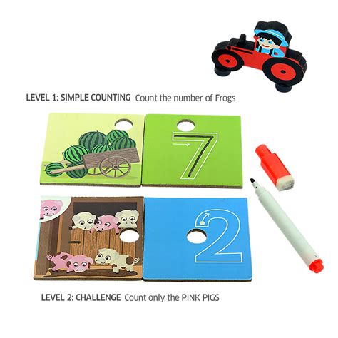 Clever Counting Matching Game, Self-Correcting Numbers Puzzle, Chalk ...