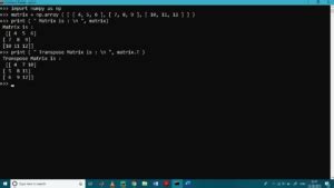 Image result for Matrix Operations in Python