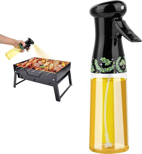 Amazon.com: Olive Oil Sprayer for Cooking - 200ml Glass Oil Dispenser ...
