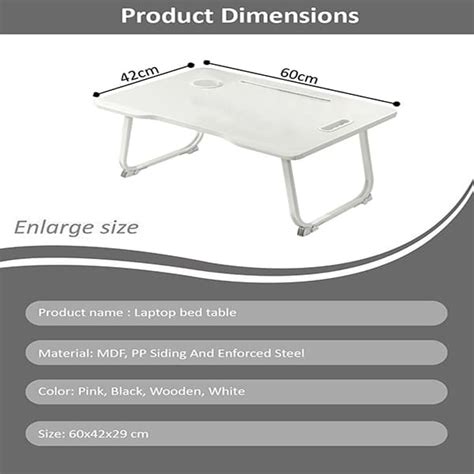Buy Multipurpose Bed Table with USB Hub, Fan, Night Lamp Online