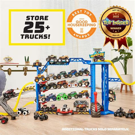 Monster Jam Garage Playset Review - Mike's Diecast Cars & Figurines