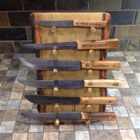 Knife display rustic unique knife display wood knife display rustic ...