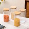 Vintage Patterned Glass Jar With Lid Set Of 4 700ml Online - Premium ...