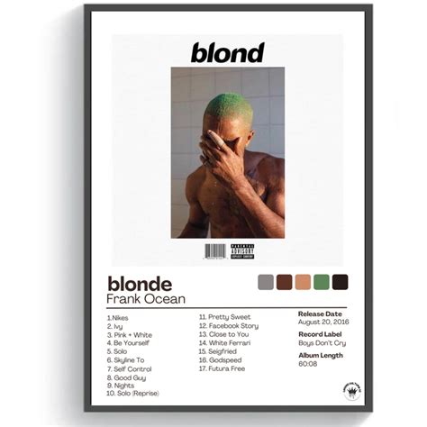 Frank Ocean Cd Cover
