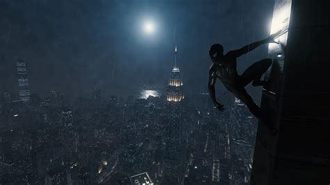 Spider-Man, Spider-Man Remastered, video games, New York City, night ...