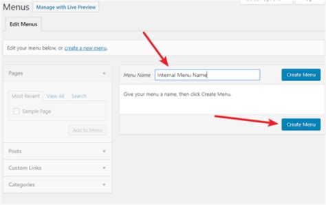 Image result for WordPress Navigation Menu