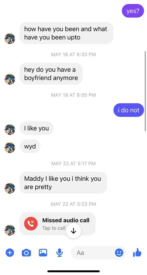 i rarely check my messenger, but when i do i find this : r/sadcringe