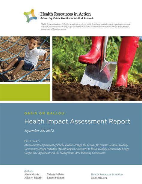 Oasis on Ballou Mixed-Use Development | Health Impact Assessment