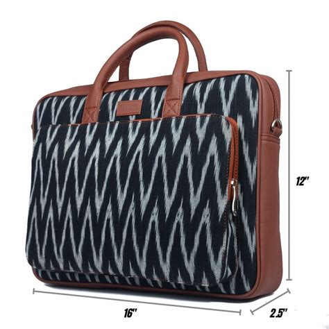 Ikat Print Laptop Bag – Zouk
