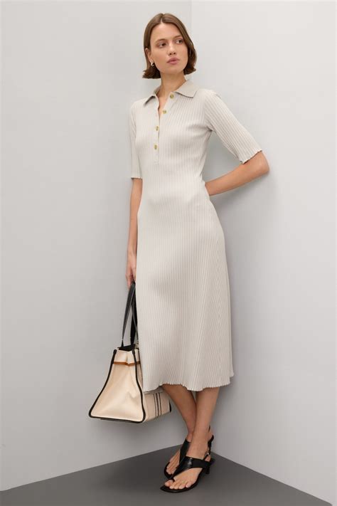 Rib Knit Midi Dress by VINCE. | Rent the Runway
