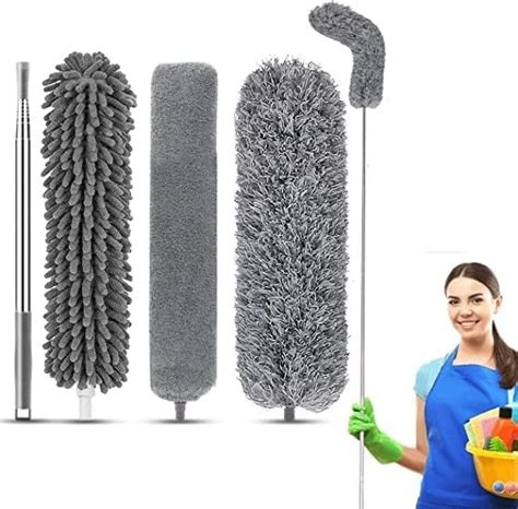 Calyrex Microfiber Feather Duster and Retractable Gap Duster Cleaner ...