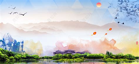 杭州西湖旅游网页海报banner背景免费下载 - 觅知网