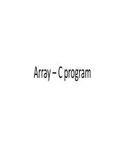 Image result for Array in C Programming Examples PDF