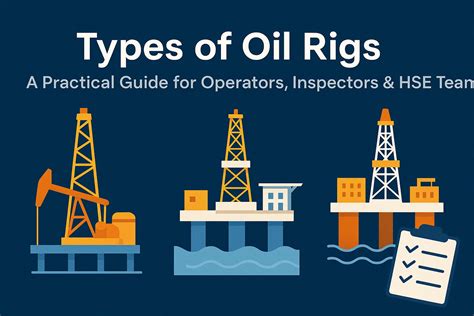 Types of Oil Rigs Guide for Operators, Inspectors & HSE Teams - inspectionstrack