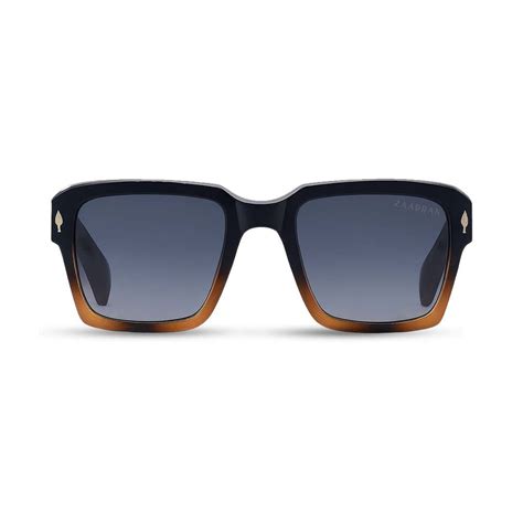 Bagan | Black Brown Wayfarer Sunglass – ZAADRAN