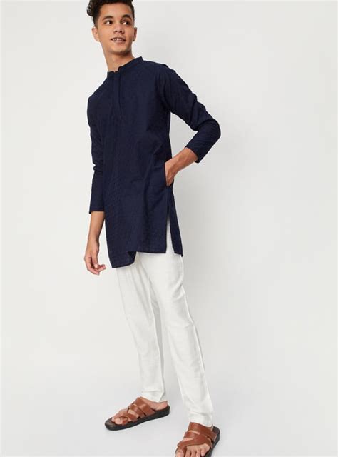 Buy Boys Embroidered Long Kurta Set Online at just Rs. 1399.0 ...