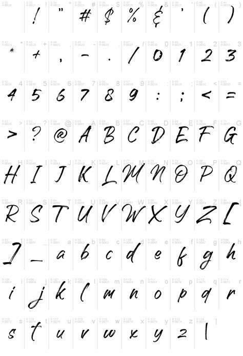 Handscript font