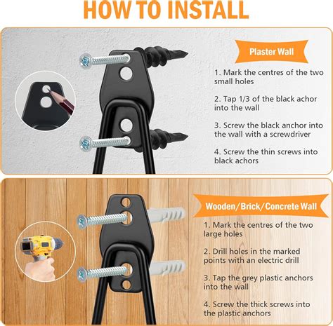 Kitmiido Garage Hooks Heavy Duty 12 Pack, Steel | Ubuy India