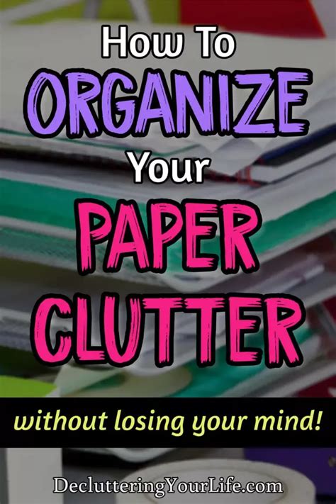 Image result for Paper Declutter Tips