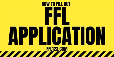 FFL License Application Form 的图像结果