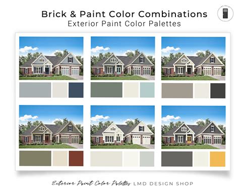 Brick Exterior Color Schemes