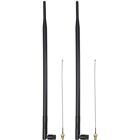 2.4GHz WiFi Antenna 5dBi RP-SMA Antenna for WiFi Router Hotspot, PCI ...