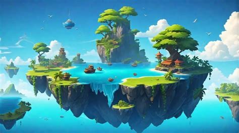 Floating Island Level Design 的图像结果