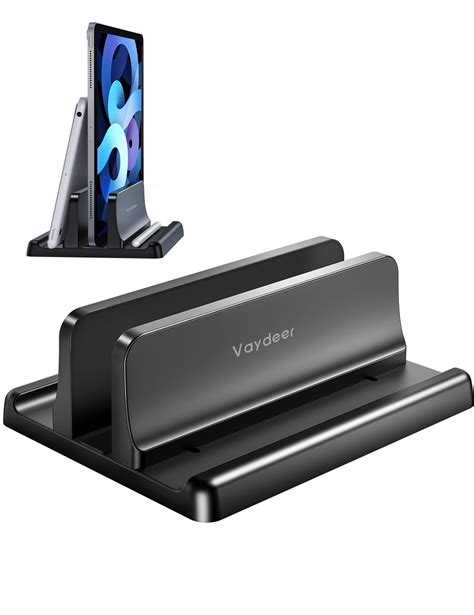 Buy Vaydeer Vertical Laptop Stand Holder Plastic Adjustable Desktop ...