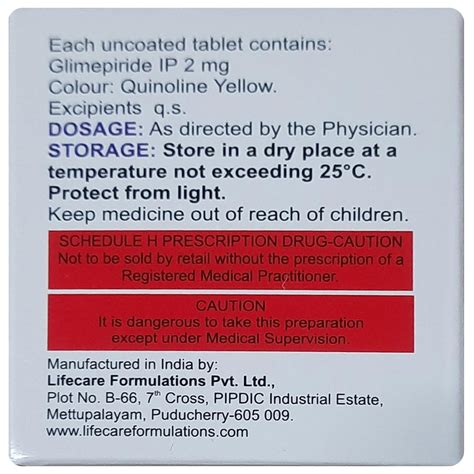 Glimiprime-2 Tablet | Uses, Side Effects, Price | Apollo Pharmacy