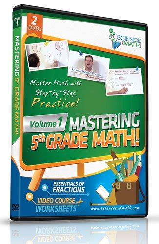 Mastering 5th Grade Math - Vol 1 - Fractions - Video Course Plus ...