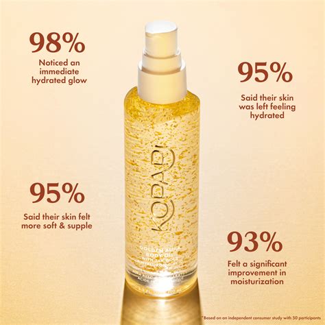 Golden Aura Body Oil with 24k Gold & Hyaluronic Acid - Kopari Beauty