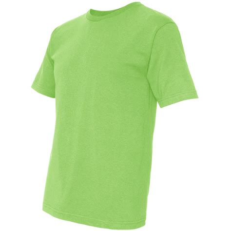 Bayside 5040 USA-Made 100% Cotton Short Sleeve T-Shirt - Lime Green ...