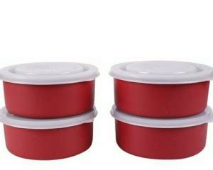 Flipkart.com | RAINBOW COLLECTION microwave safe stainless steel (RED ...