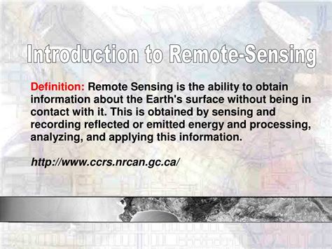 PPT - Introduction to Remote Sensing: Applications & Technologies PowerPoint Presentation - ID ...