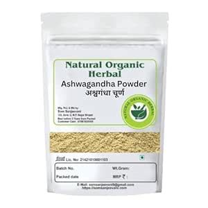 Natural Organic Herbal Ashwagandha Root Powder 100g pack of 1 | With ...