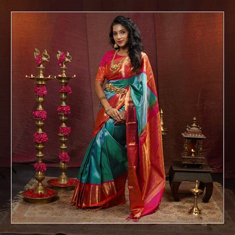 Peacock Green Sarees Collection
