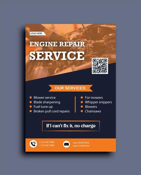 Image result for Small Engine Repair Flyer