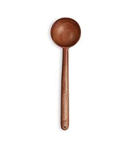 Buy Vagmi Jaypore Wooden Round Spoon Flip/Spatula/Ladle for Cooking ...