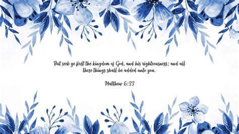 Matthew 6:33 - FREE Desktop Wallpaper