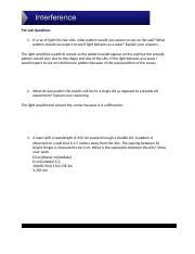 Image result for Interference of Light Lab Report