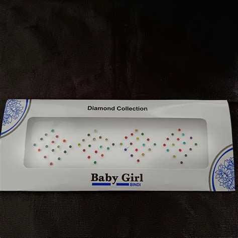 Baby Girl Bindi Sparkling Rainbow Diamond Multicolor Bindi – JewelEMarket