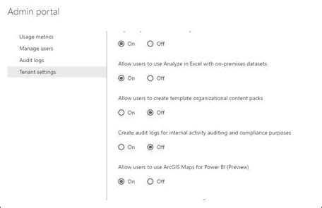 ArcGIS Maps for Power BI (Preview) under Settings - Microsoft Fabric ...