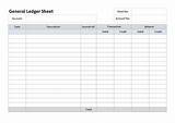 38 Perfect General Ledger Templates [Excel, Word] ᐅ TemplateLab